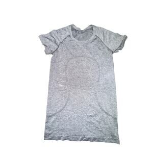 Lululemon Swiftly Tech Short Sleeve 2.0 Shirt Women's 6 Slate White Silverscent